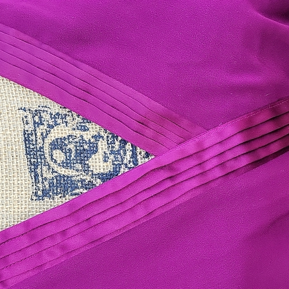 NEW Motherhood Maternity Wrap Top with Satin Trim - Picture 4 of 17